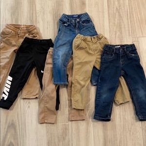 Lot of 6 boys pants size 3T